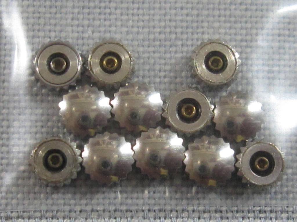 CITIZEN Part C One dozen silver Crowns for Ace 1025 watches