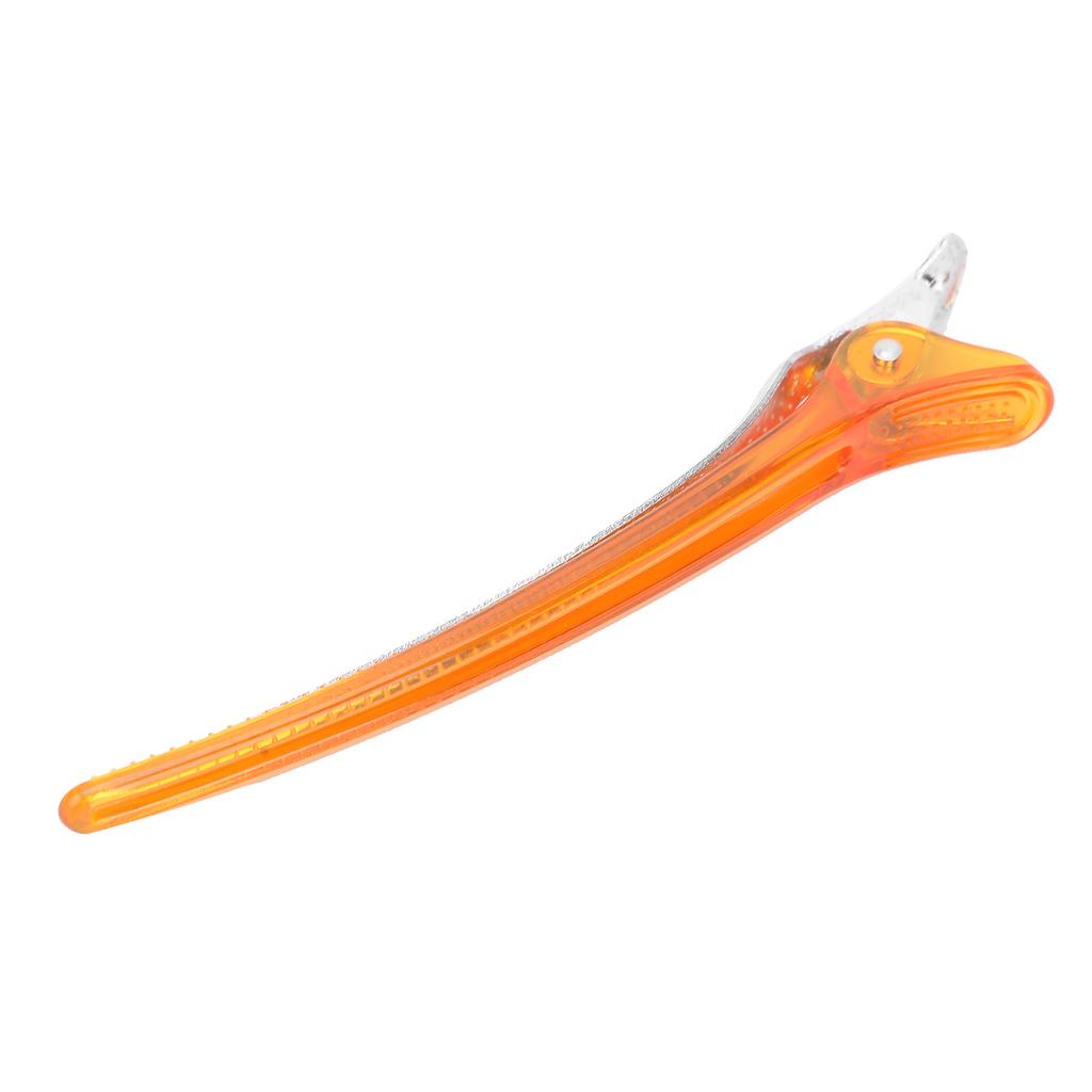 10pcs Salon NonSlip Styling Sectioning Clip Portable Duckbill Hair Clip Hairdressing Tool(Orange )