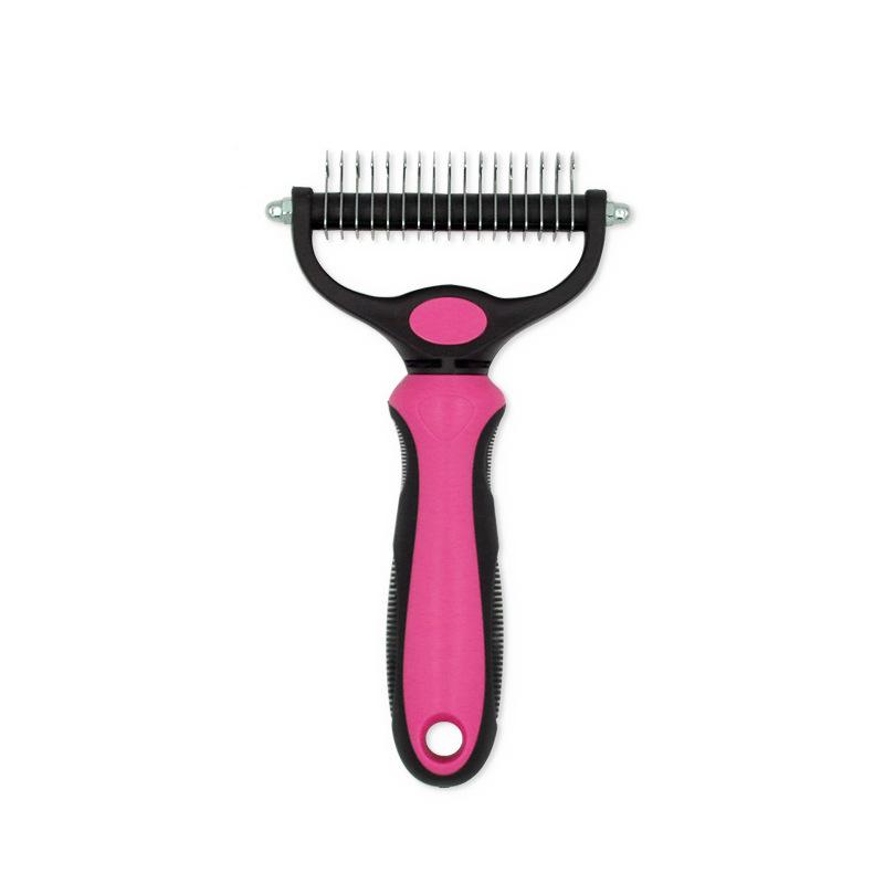 Pet Detangling Double-Sided Grooming Comb for Dogs & Cats