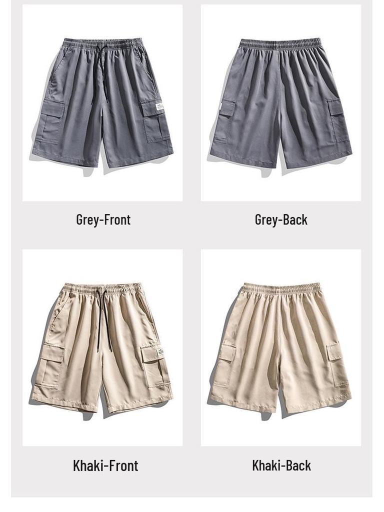 Shorts d'été décontractés multi-poches pour homme - Grande taille disponible