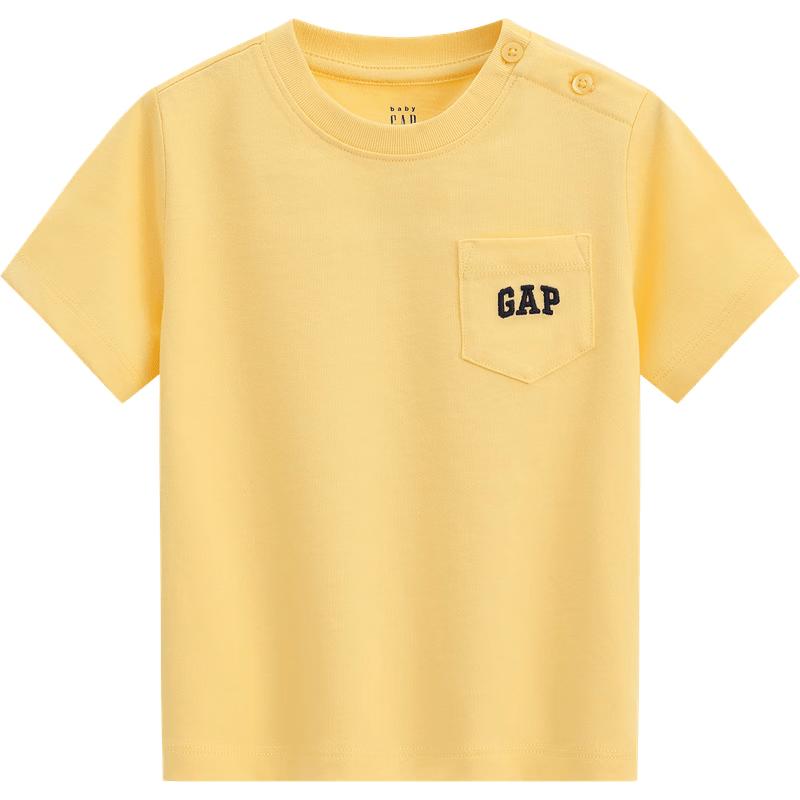 Gap Toddler Embroidered Logo Pocket Cotton Short Sleeve T-Shirt