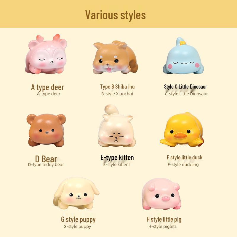 Mini Pajama Party Ornaments for Monitor and Car Dashboard Decorations