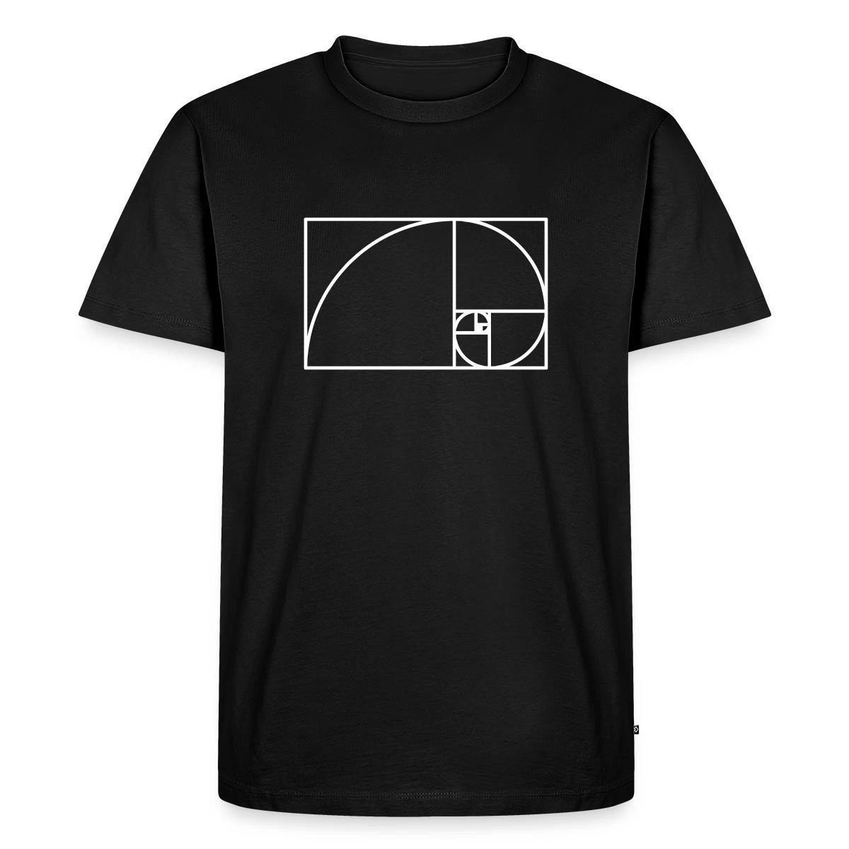 Golden Ratio Fibonacci Spiral Men s Premium T-Shirt XL