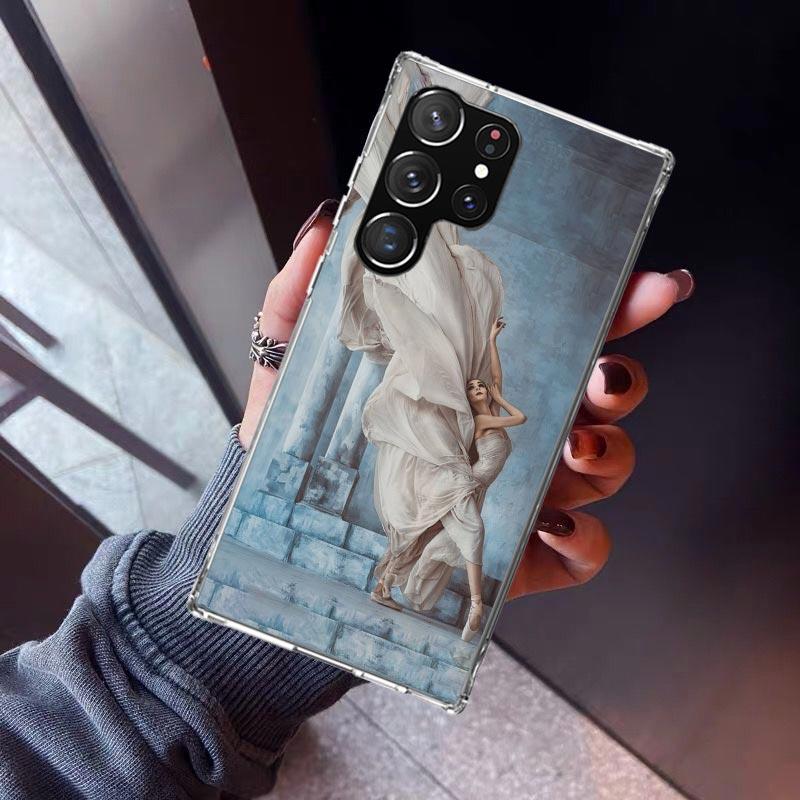 

Ballerina Ballet Dancing Phone Case For Samsung Galaxy S23 S24 S25 Edge S26 Ultra S22 + S21 Plus S20 FE Cover Silicone Print She Samsung S22 Plus