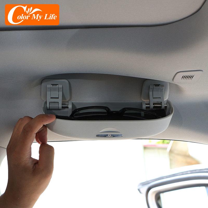 

Цвет My Life ABS автомобильный чехол для солнцезащитных очков держатель для очков коробка для хранения коробок для Jeep Compass 2th 2017 2018