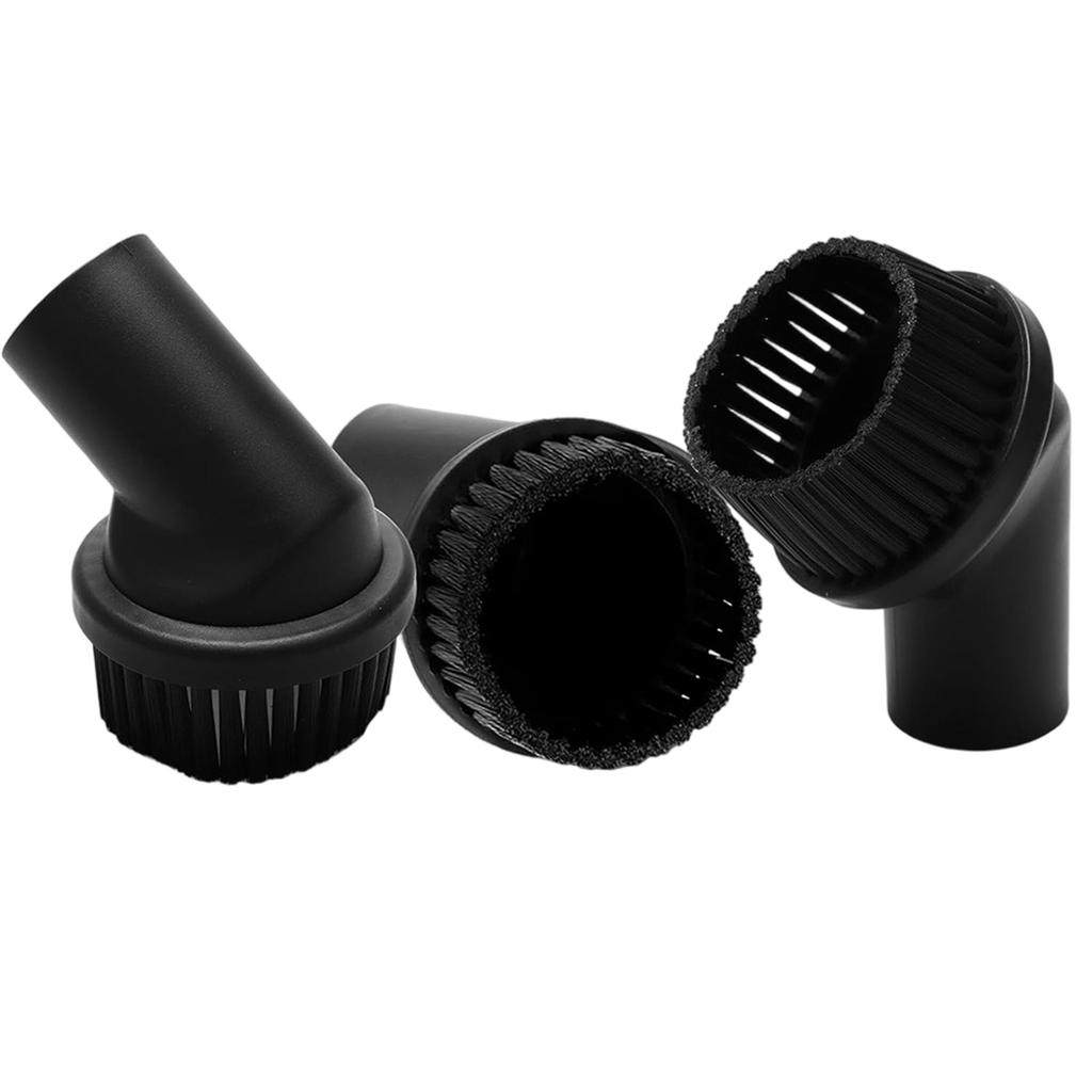 3 Pack Vacuum Accessory Set with Soft Hairs Brushes Fitting Vacuum Hose Accessory Plastic Furniture Cleaning Tool