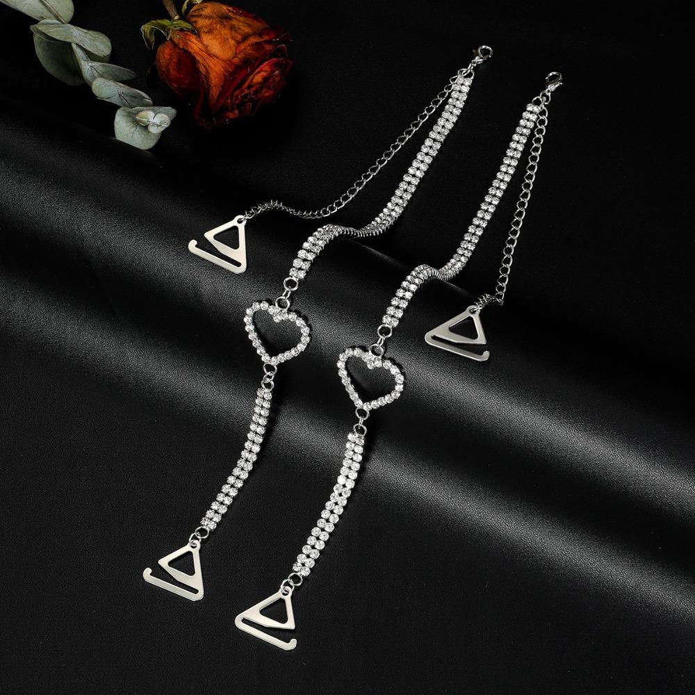 Abnehmbare Strass-BH-Träger Sexy Off-Shoulder-BH Schultergurte Abendkleid