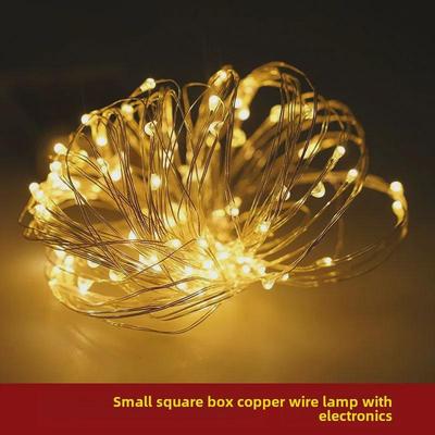 Copper Wire LED Star String Lights for Birthday Party & Room Decoration