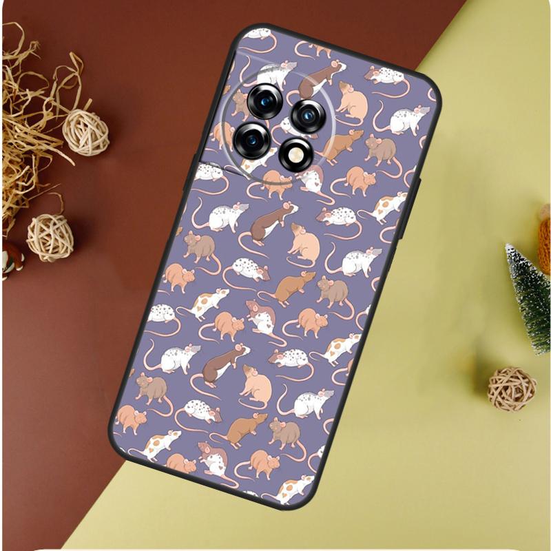 Mouse Rat For OnePlus Nord CE 4 3 2 Lite N20 N30 9 10 Pro 8T 9RT 10T 10R 13R 12R 11 12 13 Phone Case
