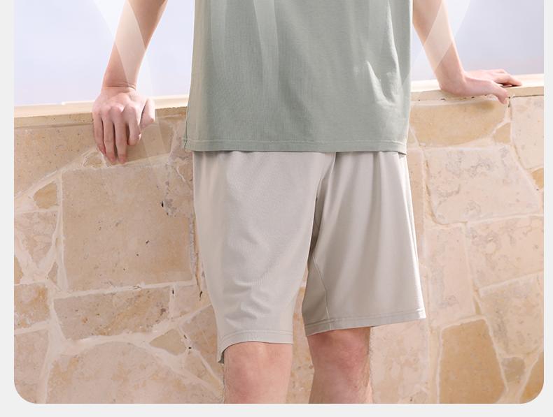 Xuanliang 26 new men's sleepwear summer thin Modal cotton vest shorts ice silk cool home suit set