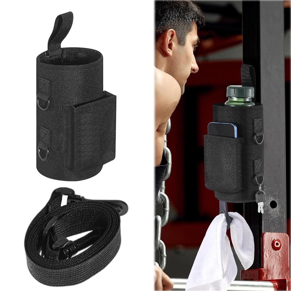 Magnetic Bottle Bag with Shoulder Strap Crossbody Bag Gym Accessories Organizer for Men Women Workout Fitness Travel Outdoor
