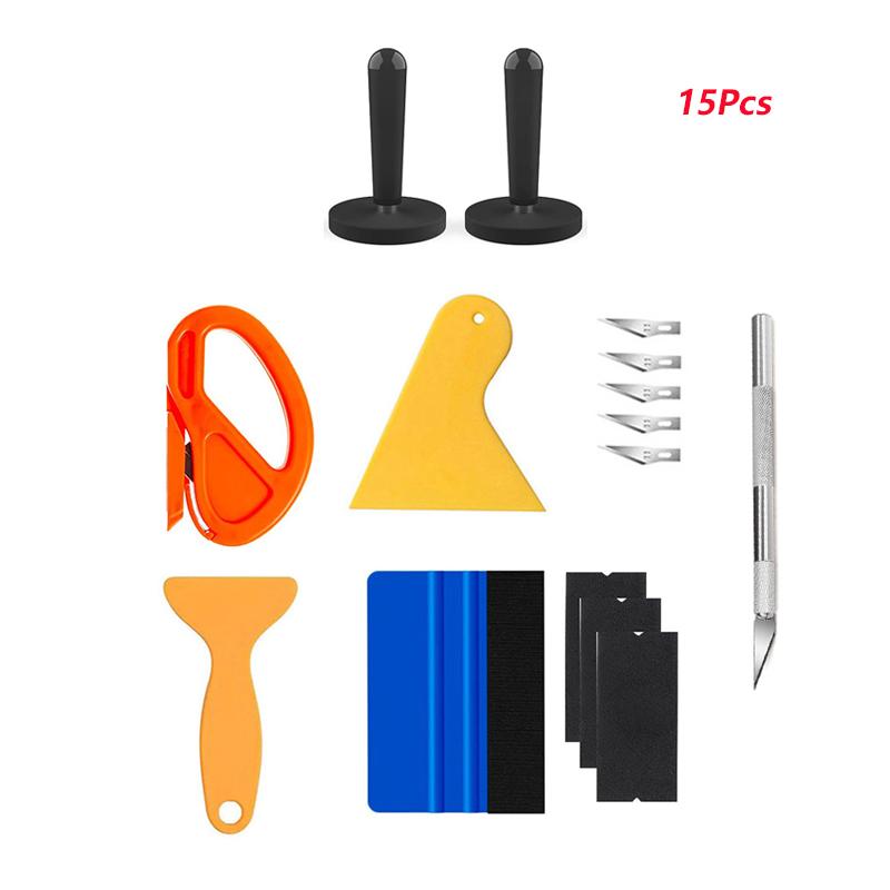 Car Film Sticker Tools Vinyl Wrap Gripper Magnet Holder Tint Tool Felt Squeegee Wrapping Sign Making Vinyl Magnet Carving Knife