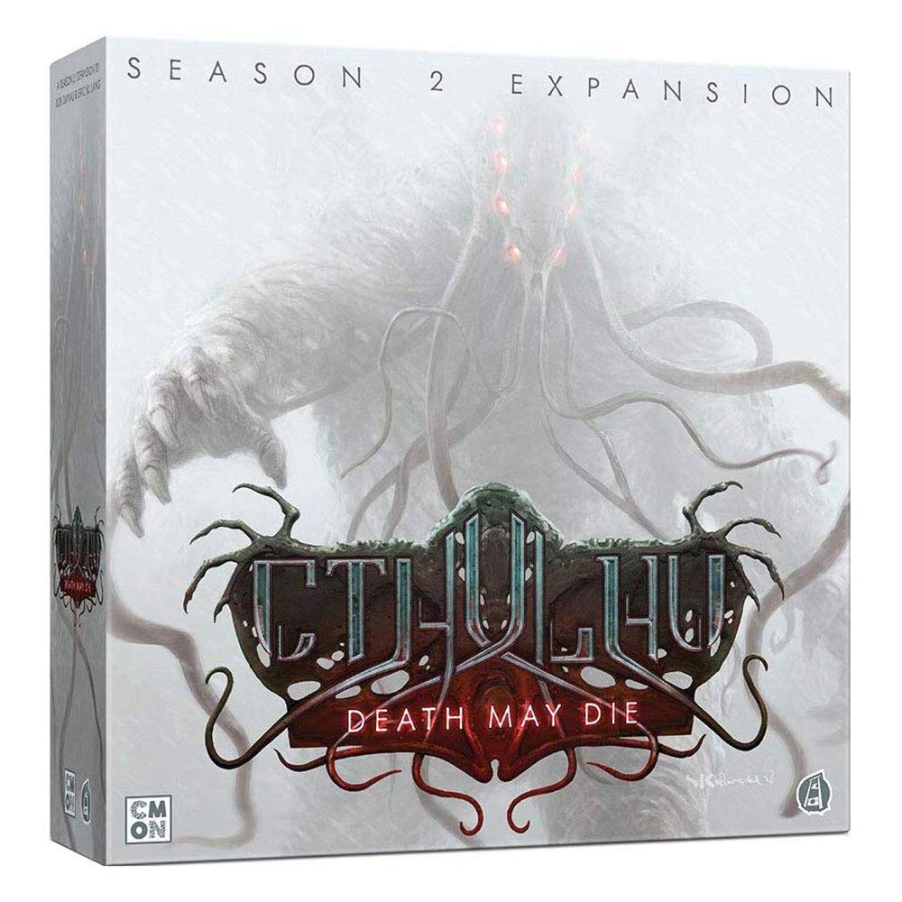 

Death May Die Season 2 Board Game Expansion Horror Game Mystery Game Cooperative Game for Adults and Teens Ages Players Average Playtime Minutes By