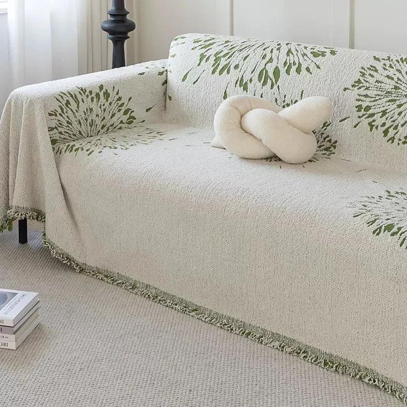 Fireworks Sofa Cover Chenille Sofa Blanket Modern Living Room Decoration Sofas Towel Universal Sofas Cover Fundas Para Sillones