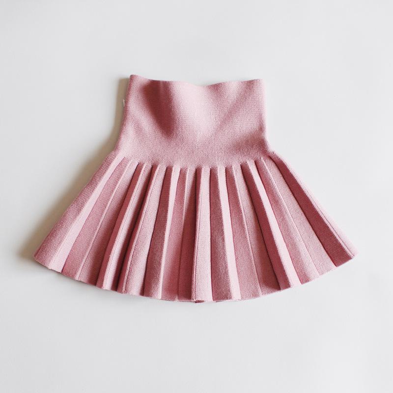 Girls' Midi Skirts: Princess Pleated Puffy Dresses for Kids