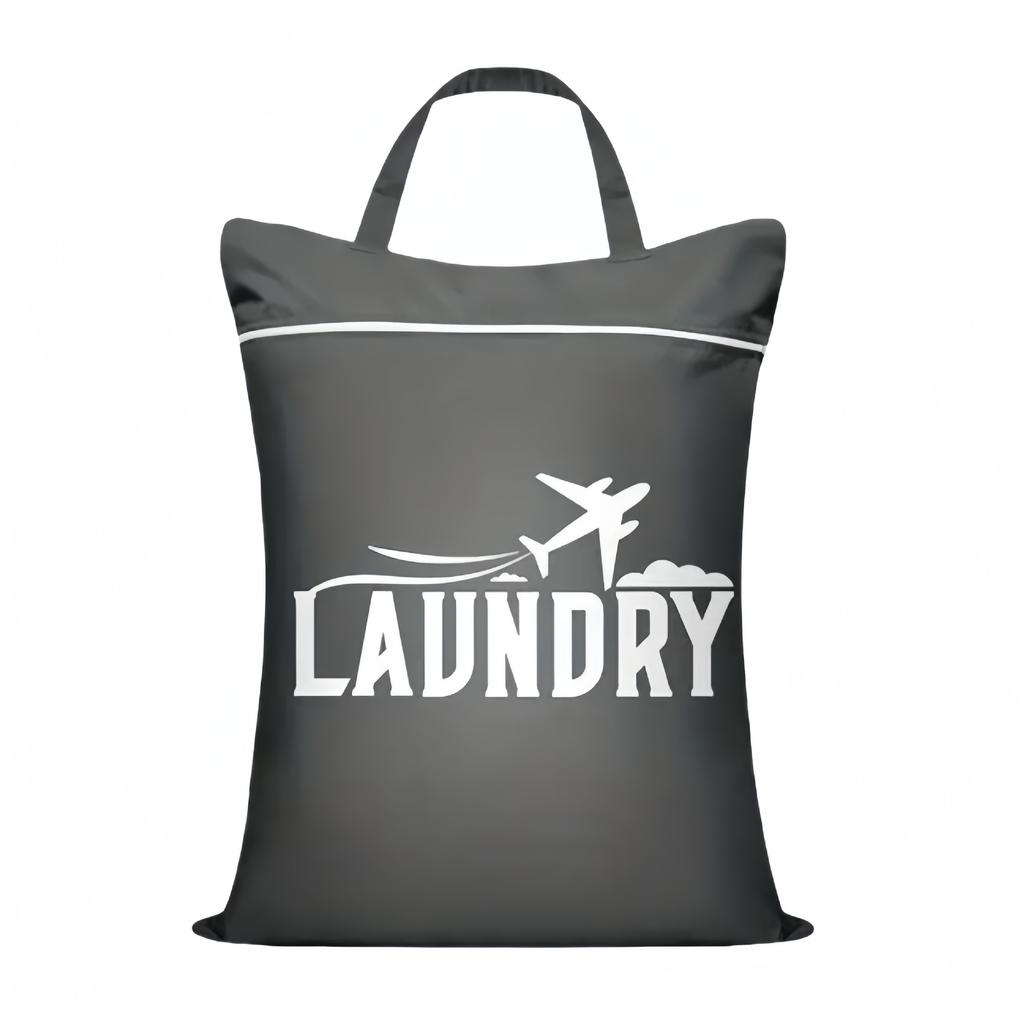 1pc Large Washable Travel Laundry Bag, Suitable for Diapers, Dirty Clothes, Swimwear, Gym, College Dormitory Wet and Dry Bags