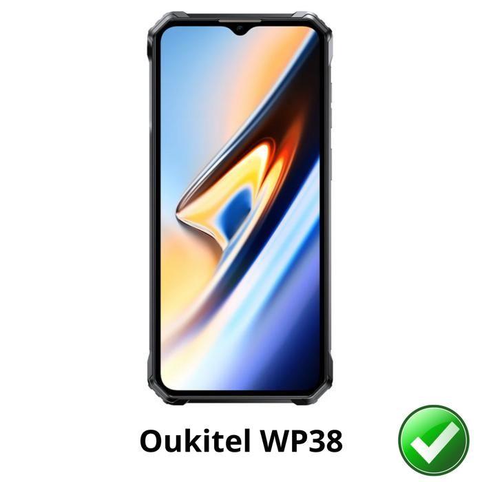 Displayschutz für Oukitel WP38 [2er-Pack] Schutzfolie aus Kunststoff, widerstandsfähig, ultradünn Phonillico®