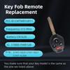 Key Fob Remote Replacement Compatible with Subaru Impreza WRX Forester XV Crosstrek Outback Legacy with G Chip Keyless Entry Remote Car
