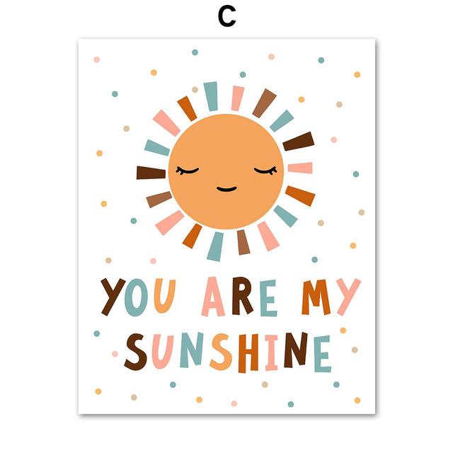 

Украшение детской комнаты, постеры и принты для гостиной, мама и малыш, волшебство в вас, картинки на стене без рамки 21*30cm No Frame