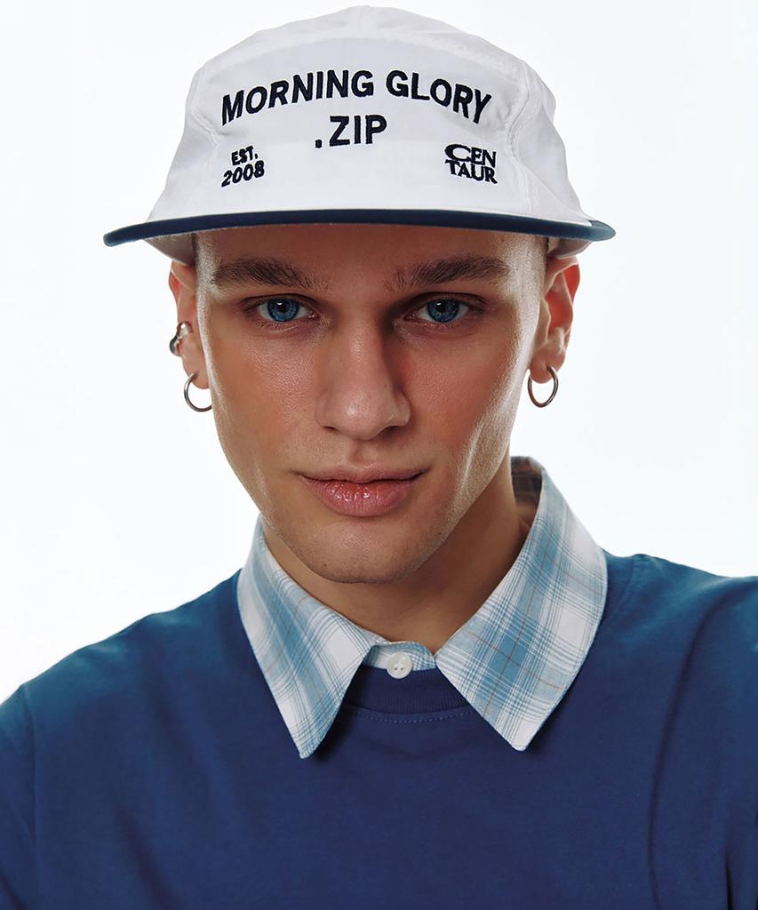 CENTAUR.KR Morning Glory Nylon Camp Cap_White