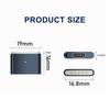 Indicator Light USB Type-C Converter Laptop Connector for MacBook Air/Pro 13 14 15 16 M1/M2/M3/M4