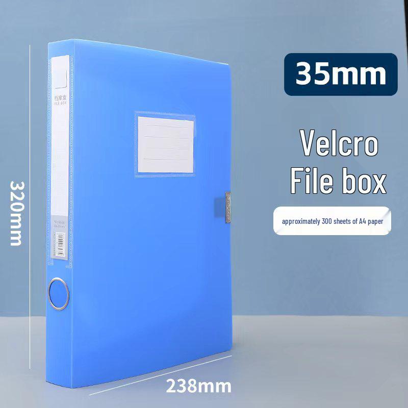 Large Capacity A4 Folding Archive Box for Document Storage and Sorting