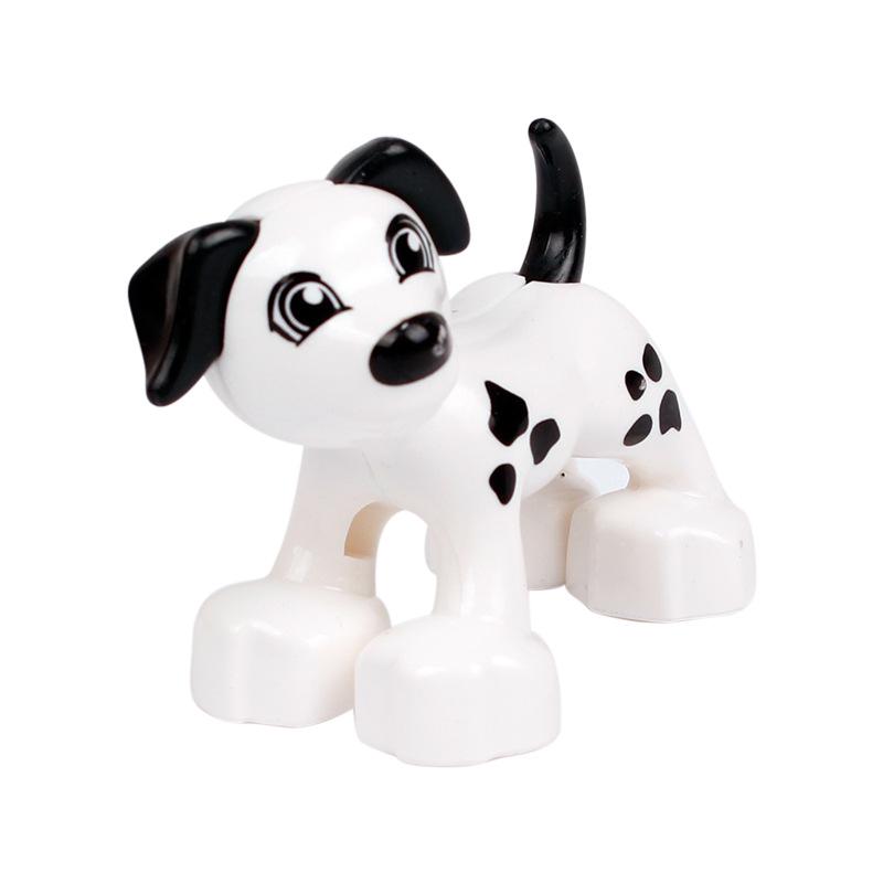 Children's Large Particle Animal Building Blocks Set - Puppy, Kitten, Butterfly, Cow, Poultry Toy Accessories