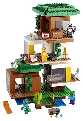 LEGO Minecraft Treehouse 21174, Toy, Blocks, Video Game, House, Boys and Girls, Ages 9 and Up