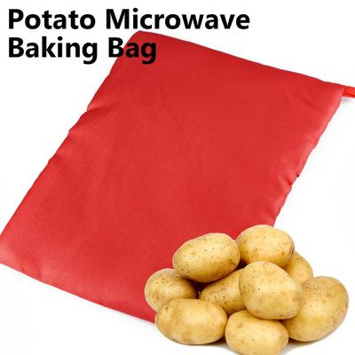 Microwave Baked Potato Bags Potato Cooking Bag Kitchen Tool Washable