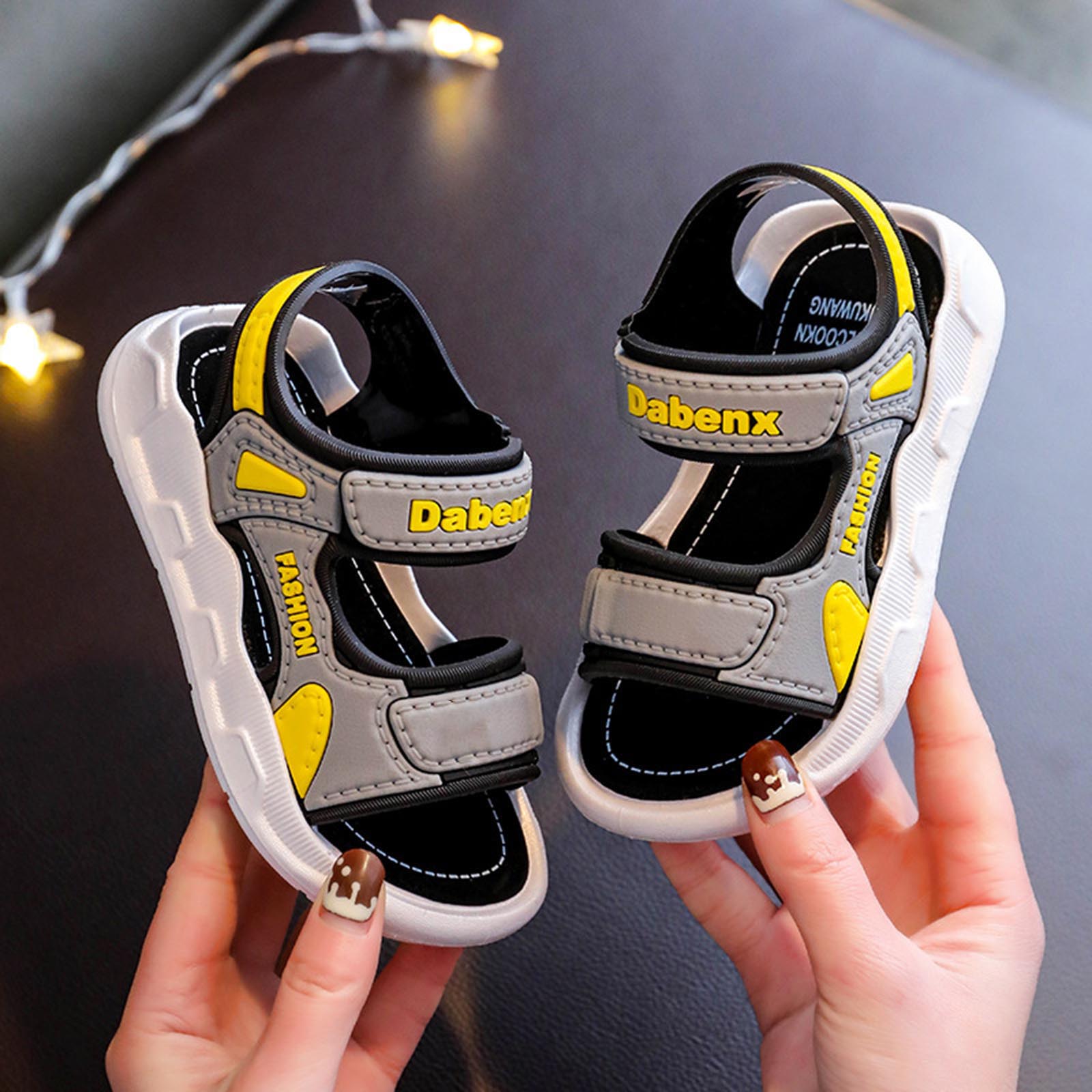 

Children s Sandals, Medium And Large Sizes For Boys And Girls, Small Kids Casual Beach Sandals 25 жовтий