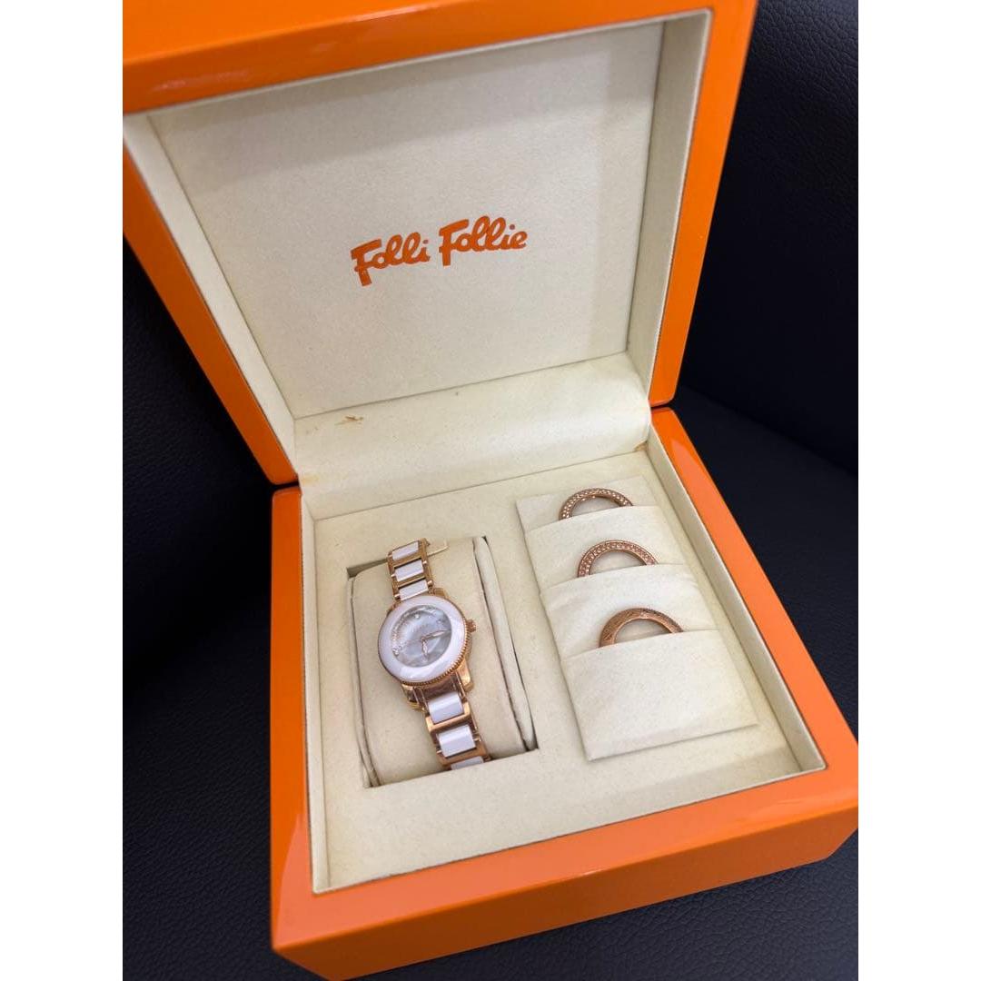 Used Folli Follie Watch Bezel Replaceable Set