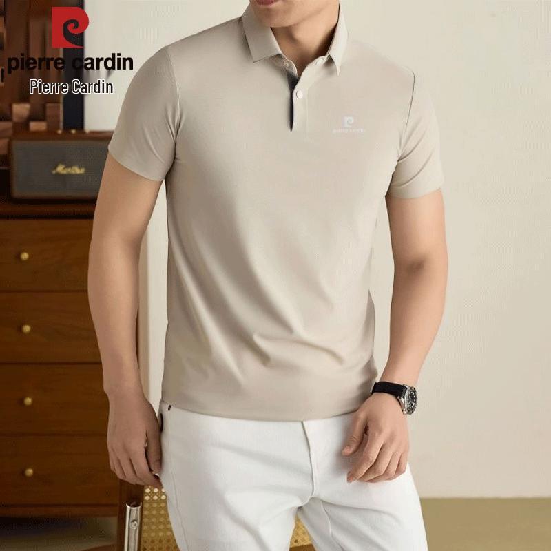Pierre Cardin Men's Business Casual Anti-Wrinkle Polo Shirt