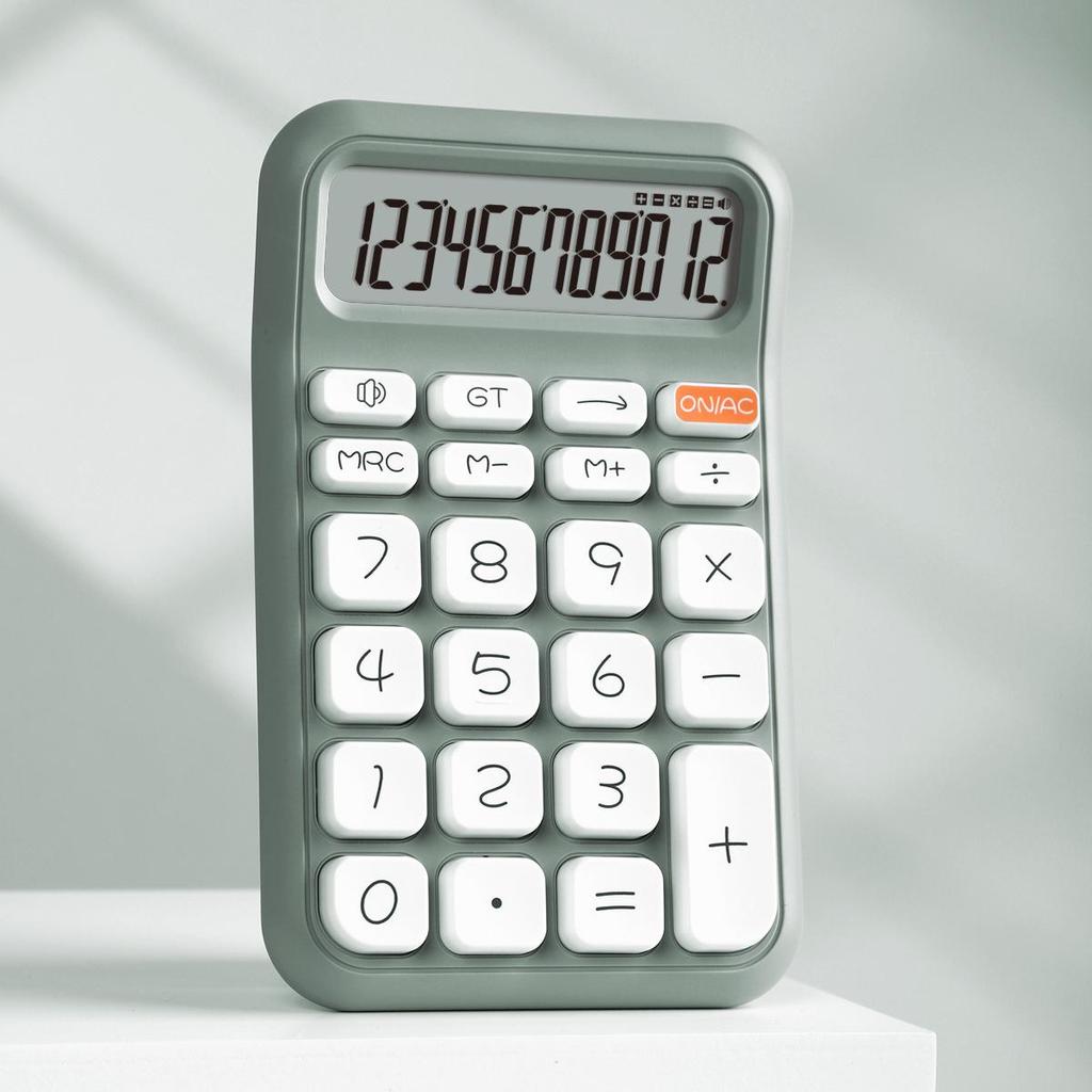 Compact Creative 12-Bit Sugar Cube Voice Calculator for Office Use