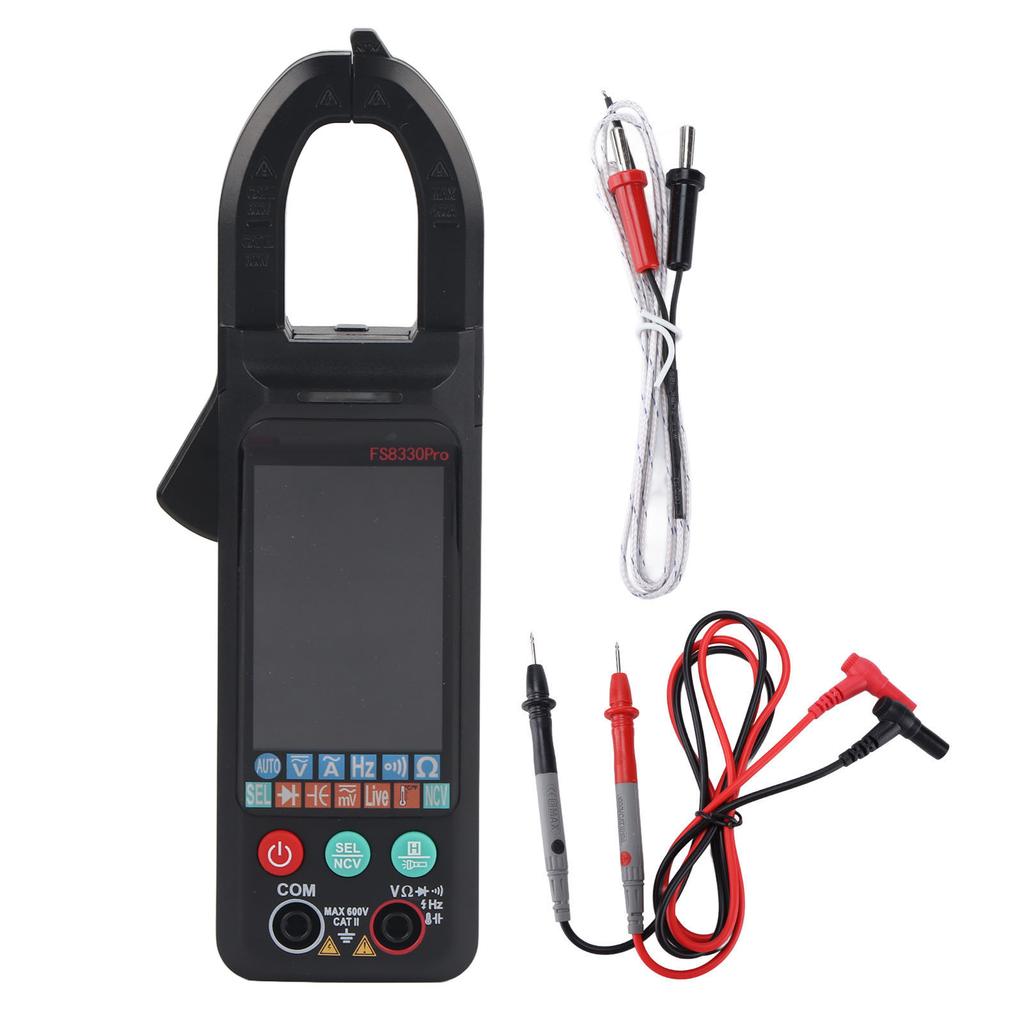 FS8330Pro Digitales Multimeter LCD Zangenmessgerät Hohe Genauigkeit Spannungs-Strom-Messgerät Tragbares Zangenamperemeter für die Industrie