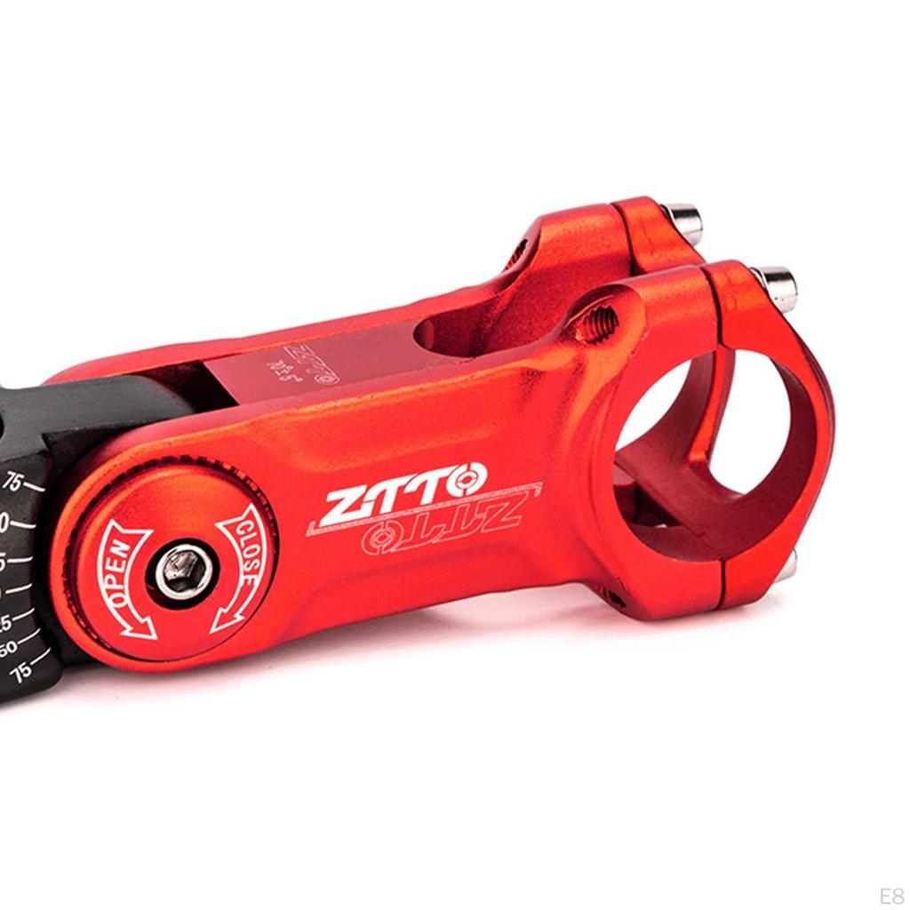 28.6mm Aluminum Alloy Bike Stem 31.8mm ±70° High-Strength Lightweight Part Wide Angle Riser Short
