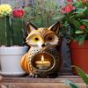 Animal Incense Burner Resin Butterfly Rabbit Incense Holder Handmade Fox Owl Incense Cone Burner Desktop Ornament for Yoga Room
