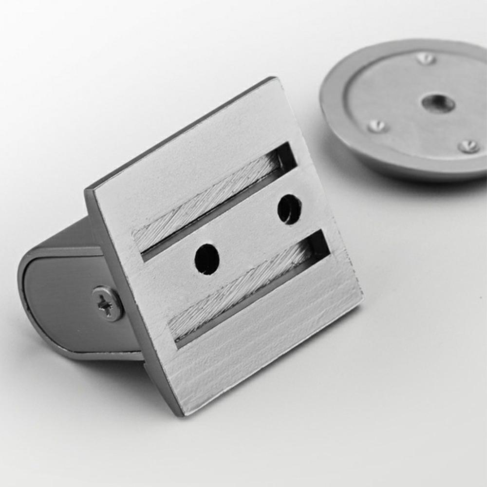 No-Drill Invisible Door Stopper Dual Magnetic Strong Hold Windproof Mute Cushioning Silicone Pad Anti-Collision