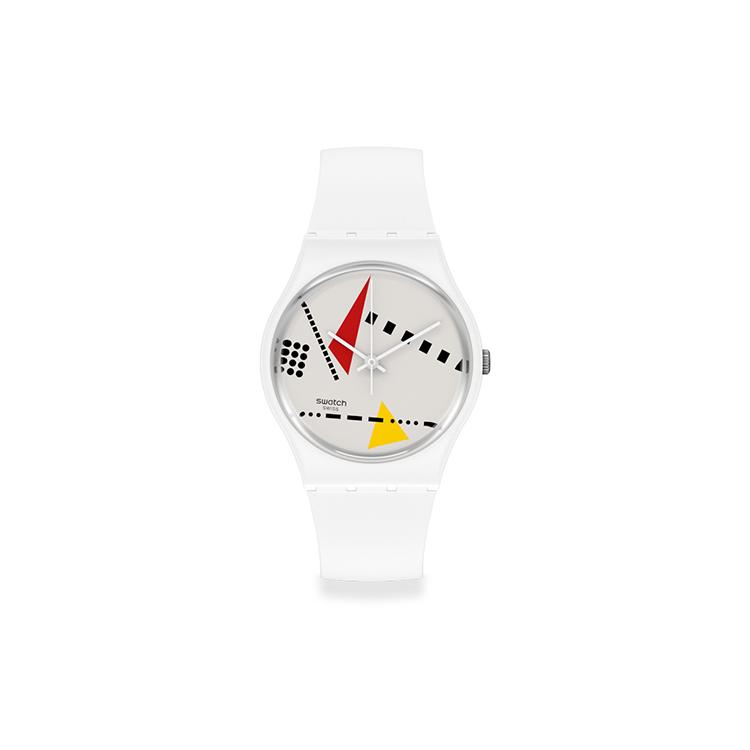 SWATCH Unisex 34mm White Watch S031W106 S031W106 White