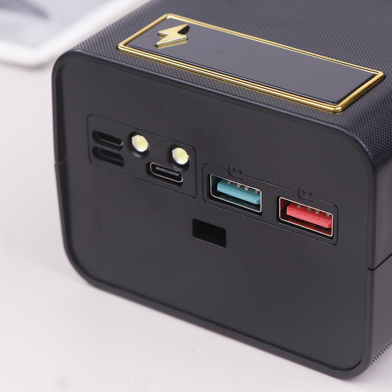 D21 21X18650 Battery Case Welding Free Power Bank Case Pd With Light 18650 Battery Charge Box Detachable Portable Diy Shell