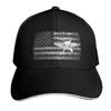 Recon Jack Auf Verblasster Amerikanischer Flagge Baseballkappe Atmungsaktiver Netzrücken Verstellbarer Schnallenverschluss Feuchtigkeitstransportierend Schnelltrocknend