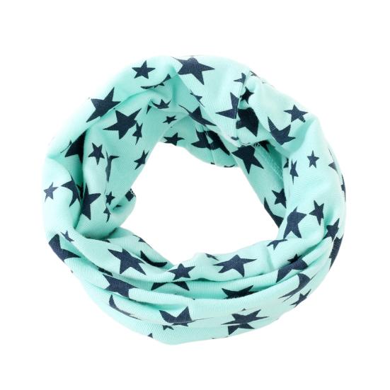 Stars Children's Cotton Neckerchief Kids Boy Girl Scarves Shawl Unisex Winter Knitting