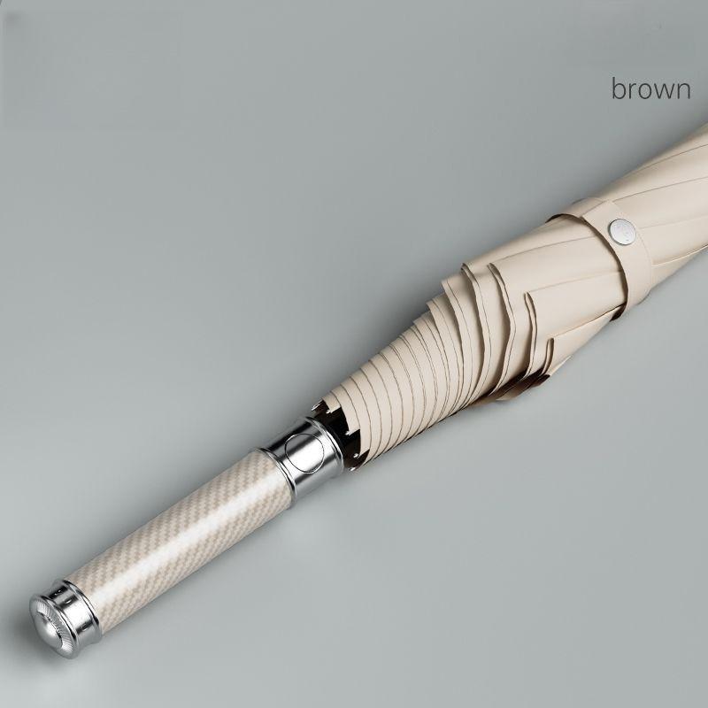 High-end Fully Automatic Thickened Bold Wind and Rain Resistant Umbrella Men's Business Anti-rainstorm Long Handle Umbrella