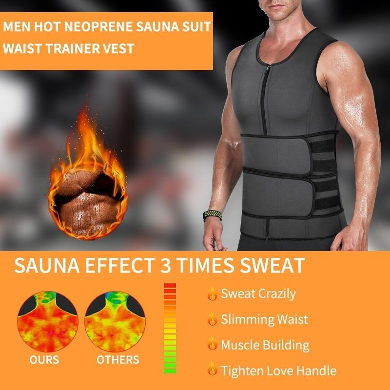 2025 Abnehmen Body Shaper für Männer Shaping Weste Fitness Shapewear Fat Burn Shaper Tank Top Workout Shirt