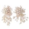Eleganti Orecchini a Cascata con Nappe di Perle Francesi