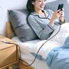 Braided Type C Extension Cable Male to Female Cord 100W Charging 4K Display Enhances Connection and Screen Mirroring