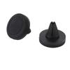 Support de téléphone - Aimant - Universel - Pour iPhone et Samsung - 2 pièces - Plastique noir