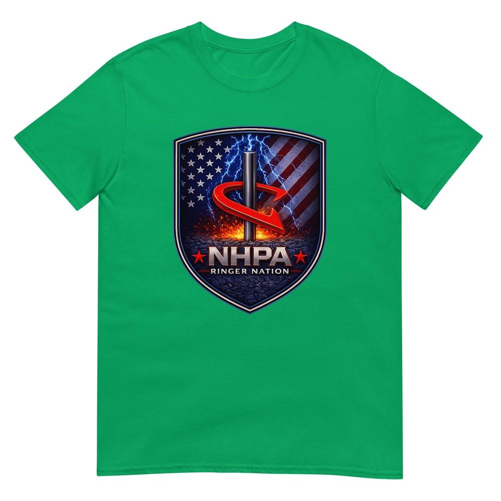 National Horseshoe Pitchers Nhpa Ringer Nation Front TShirt