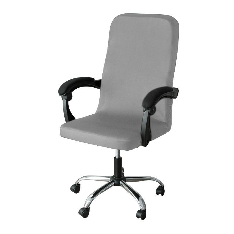Elastic Office Computer Swivel Chair Covers Solid Color Gaming Armchair Protector Spandex Washable Chair Slipcover for Study