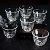 6pcs Sets Small Tea Cup Creative Kung Fu Tea Cup Transparent Water Cup Personalized Drinkware Household Drinking Glasses Gifts