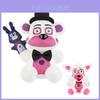 Divertido E Educacional Fnaf Five Nights At Freddy's Sister Location Pelúcia Funtime Freddy Com Bon Bon